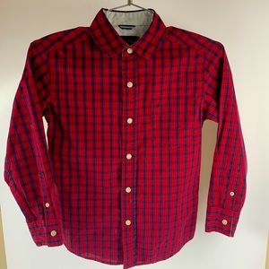Boys Nautica Button Down Holiday Dress Shirt- Small/8